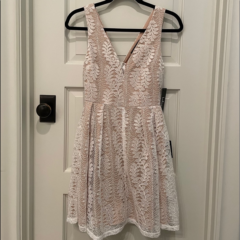 Lulu’s lace dress